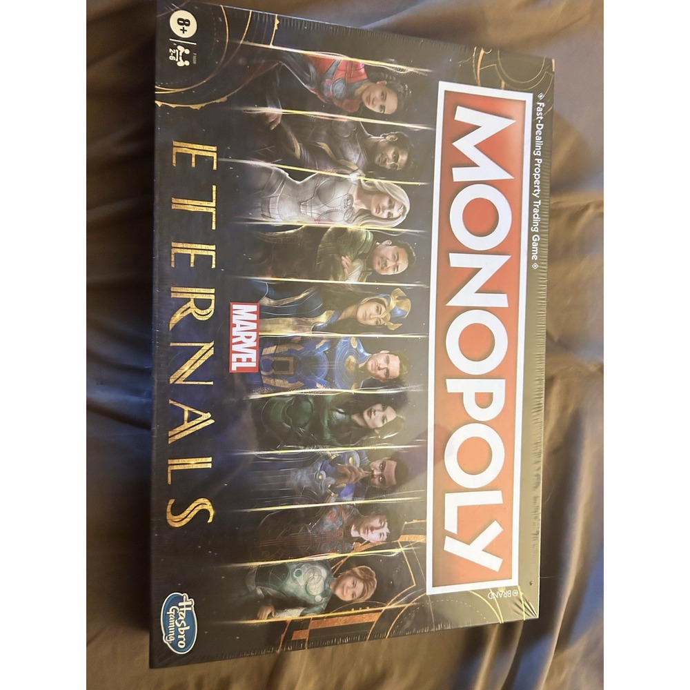 Monopoly Marvel‎ Eternals Board Game With Collectible Tokens  New